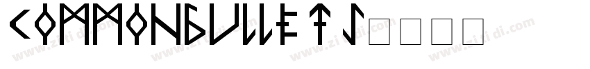 CommonBullets字体转换