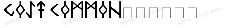 GOSTCommon字体字体转换