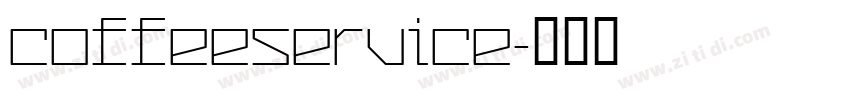 CoffeeService字体转换