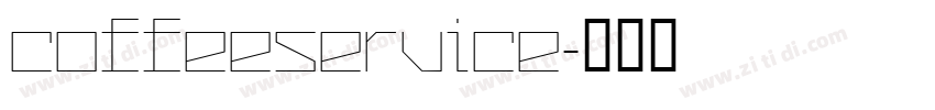 CoffeeService字体转换