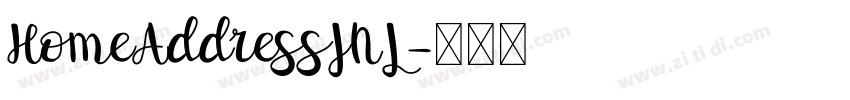 HomeAddressJNL字体转换