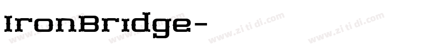 IronBridge字体转换