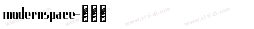 modernspace字体转换