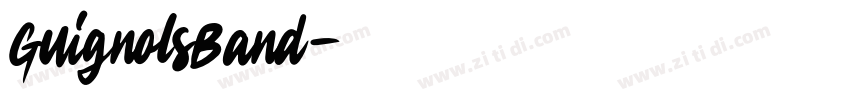 GuignolsBand字体转换