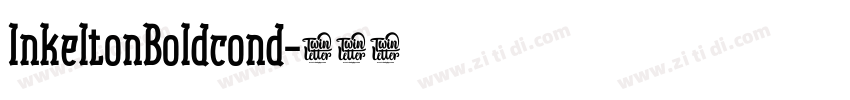 InkeltonBoldcond字体转换