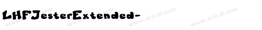 LHFJesterExtended字体转换