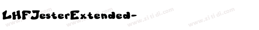 LHFJesterExtended字体转换