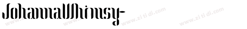 JohannaWhimsy字体转换
