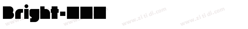 Bright字体转换
