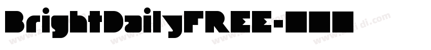 BrightDailyFREE字体转换
