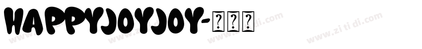 HappyJoyJoy字体转换