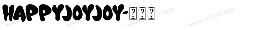 HappyJoyJoy字体转换