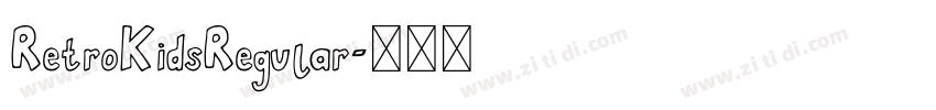 RetroKidsRegular字体转换