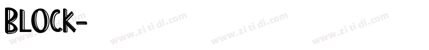 Block字体转换