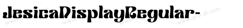 JesicaDisplayRegular字体转换