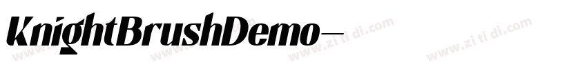 KnightBrushDemo字体转换