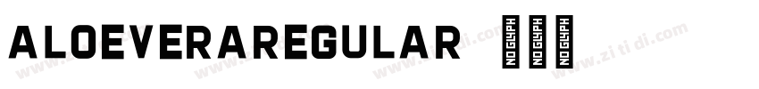 AloeveraRegular字体转换