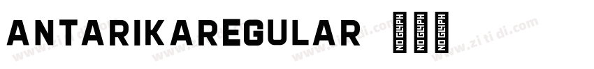 AntarikaRegular字体转换 AntarikaRegular字体转换