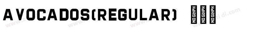 Avocados(Regular)字体转换