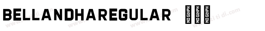 BellandhaRegular字体转换