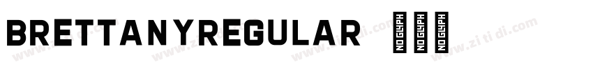 BrettanyRegular字体转换