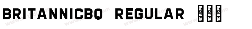BritannicBQ-Regular字体转换