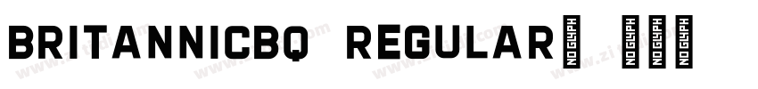 BritannicBQ-Regular免字体转换