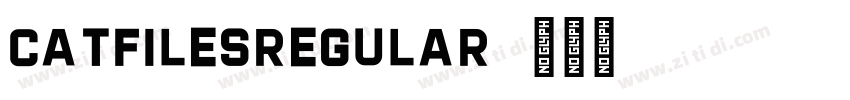 CatfilesRegular字体转换