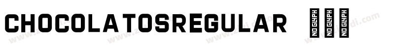 ChocolatosRegular字体转换