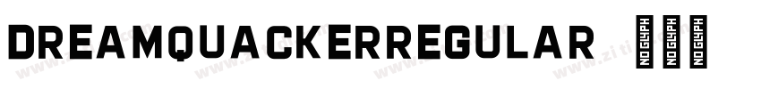 DREAMQUACKERRegular字体转换