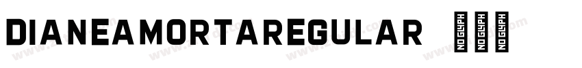 DianeAmortaRegular字体转换