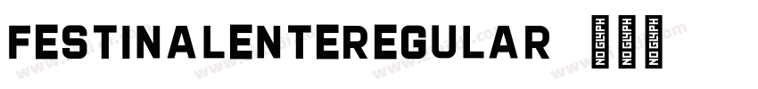 FestinaLenteRegular字体转换