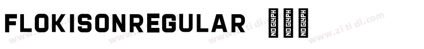 FlokisonRegular字体转换