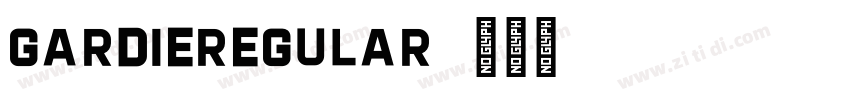 GARDIERegular字体转换 GARDIERegular字体转换