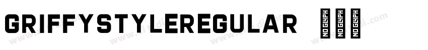 GriffystyleRegular字体转换