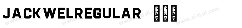 JackwelRegular字体转换