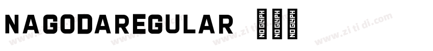 NagodaRegular字体转换