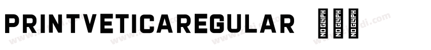 PrintveticaRegular字体转换