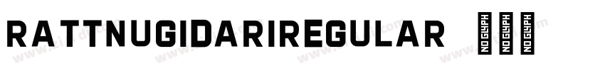RattnugidariRegular字体转换