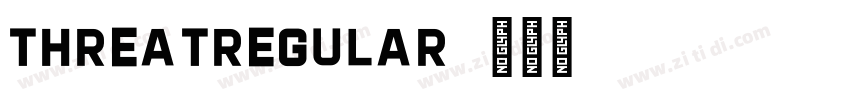 ThreatRegular字体转换