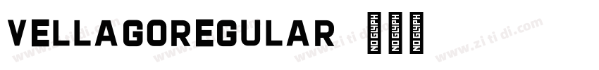 VellagoRegular字体转换