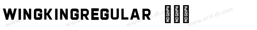 WINGKINGRegular字体转换