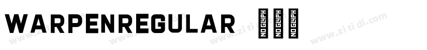 WarpenRegular字体转换