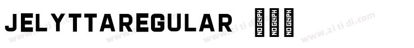 jelyttaRegular字体转换