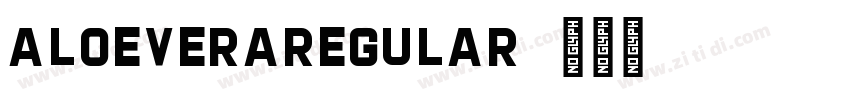 AloeveraRegular字体转换