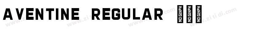 Aventine-Regular字体转换