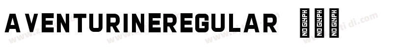 AventurineRegular字体转换