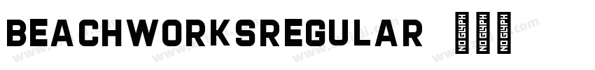 BEACHWORKSRegular字体转换