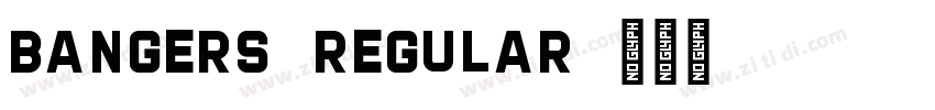 Bangers-Regular字体转换
