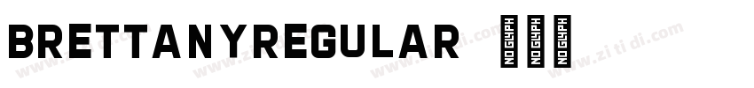 BrettanyRegular字体转换